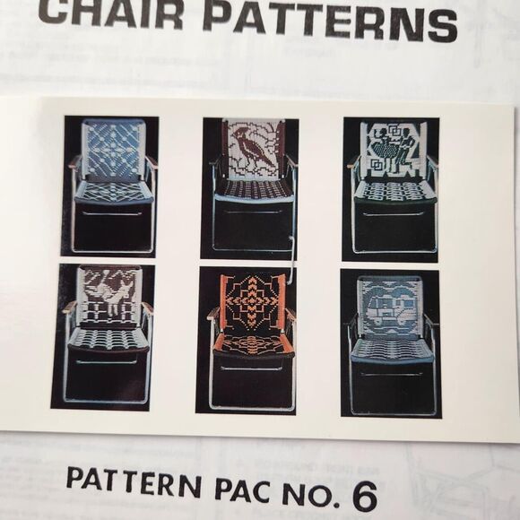 Lot of 18 Lawn Chair Macrame Patterns Animals Birds Eagle Fish Vintage Retro - Picture 3 of 9